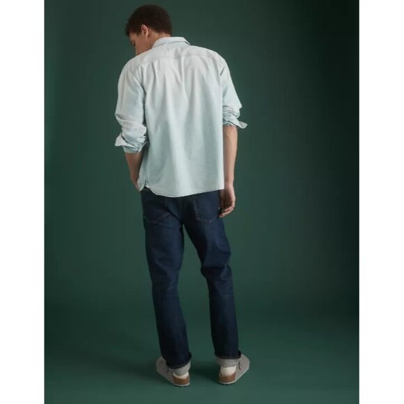 AE77 Classic Selvedge Jeans in Blue Denim - Picture 3 of 5